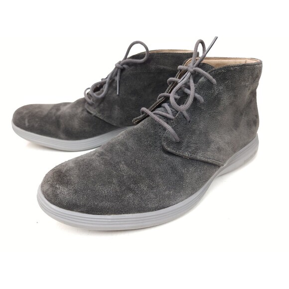 Cole Haan Grand.OS Tour Mens Size 9 M Gray Suede Chukka Ankle Boots C26184 main image 8